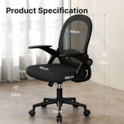 Home Office Chair Ergonomic Desk Chair Swivel Computer Chair - thumbnail 2