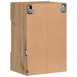 Berkfield Wall Cabinets With Led Lights For Tv 2 Pcs Artisan Oak 40X30X60,5 Cm - thumbnail 9
