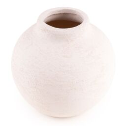 Candlelight Small Beige Matt Ceramic Plain Bud Vase, (H)10.3Cm - thumbnail 3