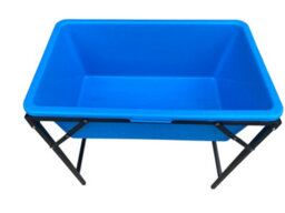 Cost Wise Dog Bath Tub 90L Capacity With Drain Tap (Fits Spaniel Size Dog) Available With Stand Or Freestanding Pink,blue Or Black (Blue Wit - thumbnail 4