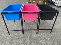 Cost Wise Dog Bath Tub 90L Capacity With Drain Tap (Fits Spaniel Size Dog) Available With Stand Or Freestanding Pink,blue Or Black (Blue Wit - thumbnail 8