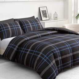 Pamposh King Size Duvet Cover Sets - Premium Brushed Microfiber Reversible - Hypoallergenic King Duvet Cover With Zipper Closure - thumbnail 1
