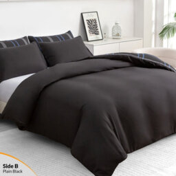 Pamposh King Size Duvet Cover Sets - Premium Brushed Microfiber Reversible - Hypoallergenic King Duvet Cover With Zipper Closure - thumbnail 2