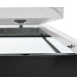 HomeTouch Extendable Dining Table With Marble Effect And Iron Metal Legs 140Cm-180Cm Length - thumbnail 5