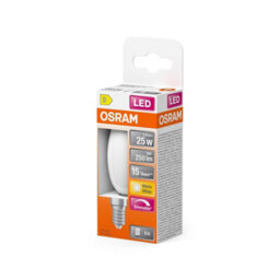 Osram Led Lamp Superstar Light Bulb B25 Candle Shape Filament Frosted 6 Pack - thumbnail 2