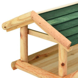 Vidaxl Bird Feeder With Stand 37X28X100 Cm Solid Fir Wood - thumbnail 4