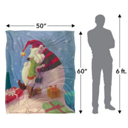 Jq Licensing Silky Bear Hug Christmas Supersoft Blanket Multicoloured (152Cm X 127Cm) - thumbnail 6