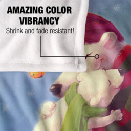Jq Licensing Silky Bear Hug Christmas Supersoft Blanket Multicoloured (152Cm X 127Cm) - thumbnail 4