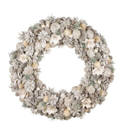 Dibor Giant Morning Frost Festive Decor Autumn-Winter Front Door Wreath Christmas Wreath 50Cm - thumbnail 2