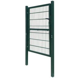 Berkfield 2D Fence Gate (Single) Green 106 X 170 Cm - thumbnail 3