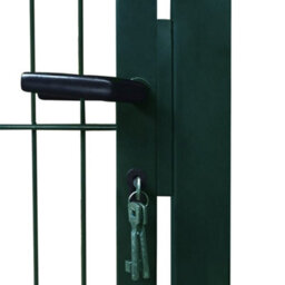 Berkfield 2D Fence Gate (Single) Green 106 X 170 Cm - thumbnail 6