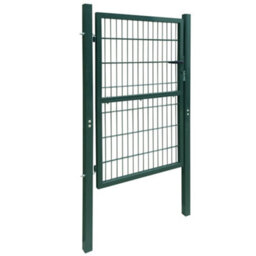 Berkfield 2D Fence Gate (Single) Green 106 X 170 Cm - thumbnail 2