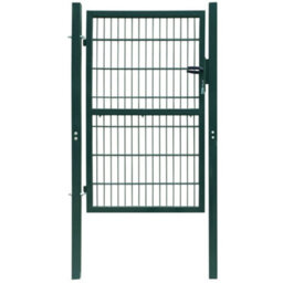 Berkfield 2D Fence Gate (Single) Green 106 X 170 Cm - thumbnail 1