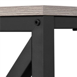 Yaheetech Grey 3 Layer Vintage Tv Stand With Spacious Storage Space - thumbnail 8