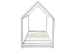 Kids Treehouse White Wooden House Bed - Single 3Ft - thumbnail 4