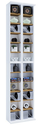 Vcm Wood Cd Dvd Stand Shelf Cabinet Almera