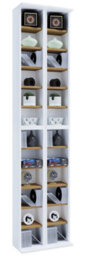 Vcm Wood Cd Dvd Stand Shelf Cabinet Almera