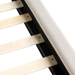Beliani Bed Fabric Bajonna 180 X 200 Cm (Eu Super King) Beige - thumbnail 7