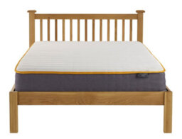 Save On Goods UK 5Ft King Size Solid, Strong Real Oak Bed Frame, Spindle Headend, Bedstead. Oak Wood Wooden - thumbnail 5