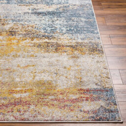 Livabliss Ankara-Abstract Grey Blue Modern Marble Living Dining Bedroom Rug 140 X 200 Cm Easy Care, Non Shedding - thumbnail 5
