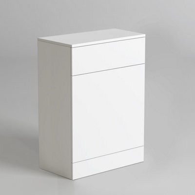 Nes Home Venis White Bathroom Back To Wall Wc Unit W500mm X D300mm - image 1