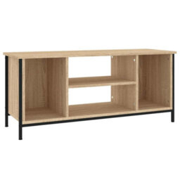 Walplus Tv Cabinet Sonoma Oak 102X35X45 Cm Engineered Wood - thumbnail 2