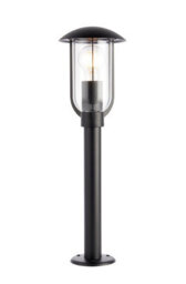 Luminosa Lighting Luminosa Quinn Classic Outdoor Floor Post Bollard Textured Black, Ip44 - thumbnail 3