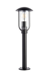 Luminosa Lighting Luminosa Quinn Classic Outdoor Floor Post Bollard Textured Black, Ip44 - thumbnail 6