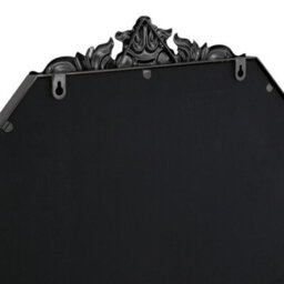 Living And Home Wall Mounted Black Metal Framed Decorative Framed Mirror W 600mm X H 900mm - thumbnail 5