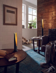Elegant Black And Gold Table Lamp With Gu10 Bulb For Modern Decor - thumbnail 2
