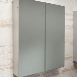 Plum&clay Marvel Bathroom Double Mirrored Wall Cabinet (H)703mm (W)600mm - thumbnail 5