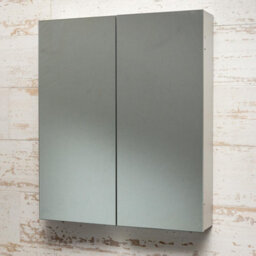 Plum&clay Marvel Bathroom Double Mirrored Wall Cabinet (H)703mm (W)600mm - thumbnail 4