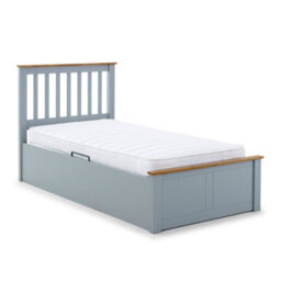 Rest Relax Francesca Grey Shaker Style Wooden Ottoman Bed - Single (3Ft) - thumbnail 5