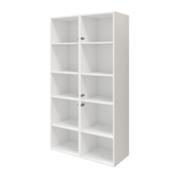 GoodHome Atomia Matt Anthracite & White Oak Effect Particle Board Office & Living Storage (H)1875mm (W)1000mm (D)470mm - thumbnail 3