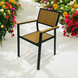 Premier Garden Chairs, Premium Quality Stacking Garden Chairs, Metal Frames - thumbnail 2
