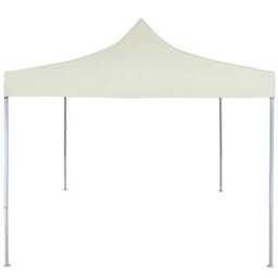Berkfield Professional Folding Party Tent 2X2 M Steel Cream - thumbnail 2