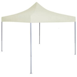 Berkfield Professional Folding Party Tent 2X2 M Steel Cream - thumbnail 1