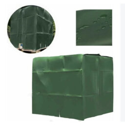 Protective Cover For Water Tank, Ibc 1000 L, Dustproof, Uv-Resistant And Rainproof, 120 X 100 116 Cm (Green) - thumbnail 4
