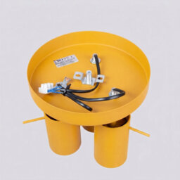 Sollux Lighting Ring Steel Yellow 3 Lights Modern Ceiling Lamps - thumbnail 4
