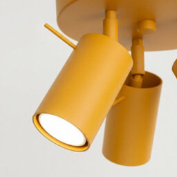 Sollux Lighting Ring Steel Yellow 3 Lights Modern Ceiling Lamps - thumbnail 6