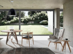 Angel Cerda Elegant Beige Fabric Armchair For Modern Living Spaces - thumbnail 3
