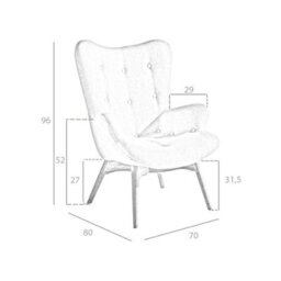 Angel Cerda Elegant Beige Fabric Armchair For Modern Living Spaces - thumbnail 7