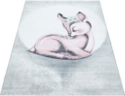 Bravich Pink Sleeping Fawn Kids Rug - Bambi - thumbnail 2