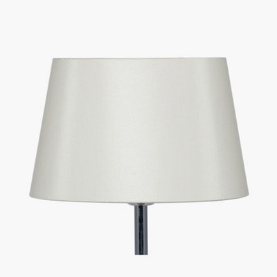 Pacific Lifestyle 40Cm Cream Oval Polysilk Tapered Shade - image 1