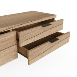 FWSTYLE Fisso Cracked Oak Small Tv Unit Fast Click Assembly - thumbnail 5