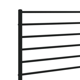 Berkfield Metal Headboard Black 135 Cm - thumbnail 6
