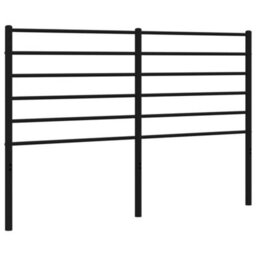 Berkfield Metal Headboard Black 135 Cm - thumbnail 2