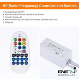 Ener-J 3 Meter Smart Wifi Rgb Led Neon Flex Kit With Remote, Plug & Play,  App Control & Google Assistant Compatible - thumbnail 4