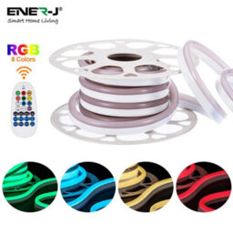 Ener-J 3 Meter Smart Wifi Rgb Led Neon Flex Kit With Remote, Plug & Play,  App Control & Google Assistant Compatible - thumbnail 5