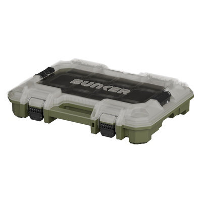 Draper Bunker Load Up Stacking Organiser 45mm Modular Storage With 11 Removable Bins, Transparent Lid & Ip65 Dust Water Protection - image 1